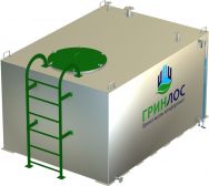 Гринлос Емкость стальная 15 м3 прямоугольная